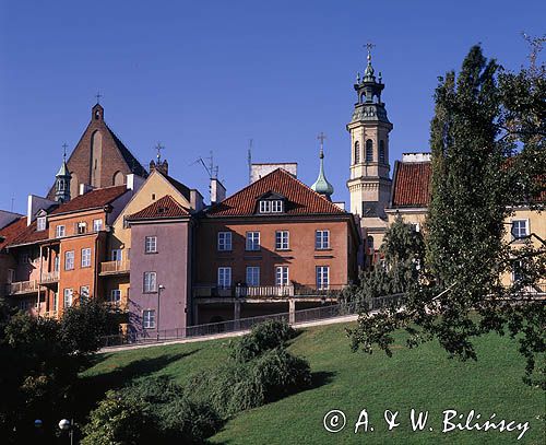 Warszawa, panorama Starówki od strony Wisły
