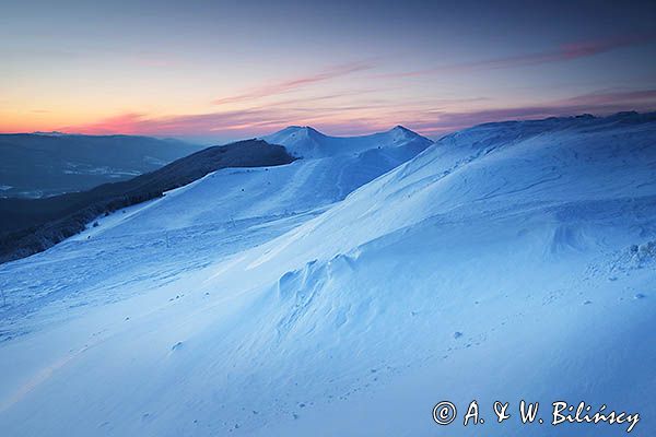 Zima na Połoninie Wetlińskiej, Bieszczady