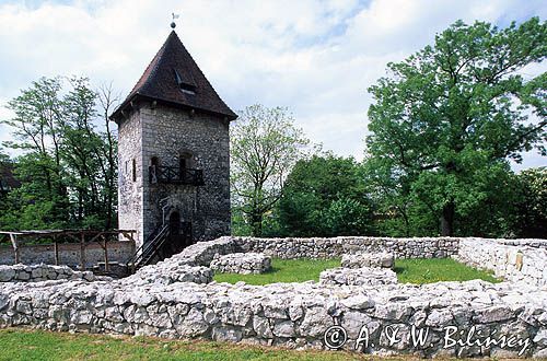 Fragmenty zamku żupnego w Wieliczce, wieża