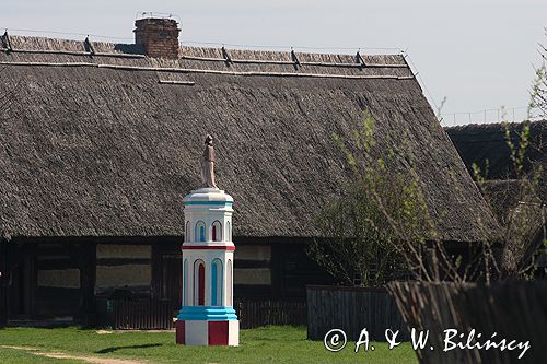 Wielkopolski park etnograficzny w Dziekanowicach kapliczka św. Roch z Górek Dąbskich