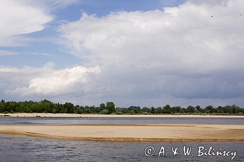 Środkowa Wisła, łachy