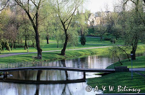 Włocławek, park koło Katedry