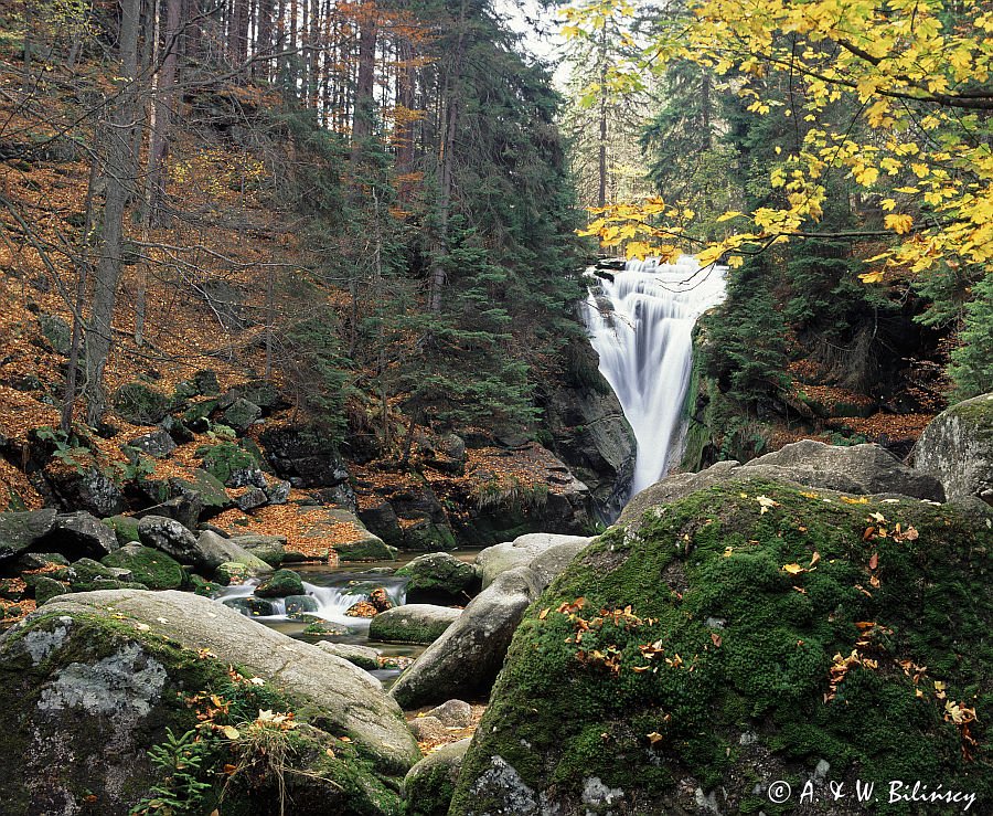 wodospad Szklarki rezerwat