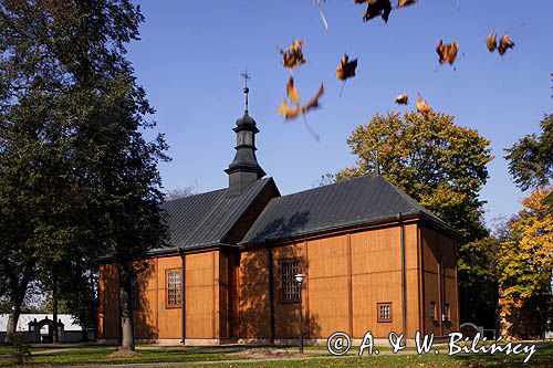 późnobarokowy drewniany Kościoł, Wojciechów / koło Nałęczowa/