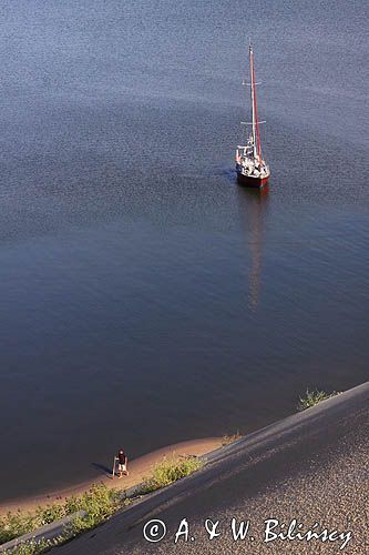 Neringa, Wydma na Mierzei Kurońskiej, Zalew Kuroński, Park Narodowy Mierzei Kurońskiej, Litwa