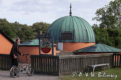 Obserwatorium astronomiczne, Muzeum Tycho Brahe na wyspie Ven, Hven, Sund, Szwecja