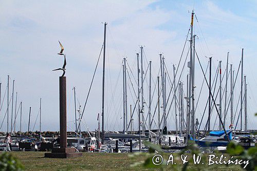 Ystad marina, Szwecja Południowa, Skania, Bałtyk