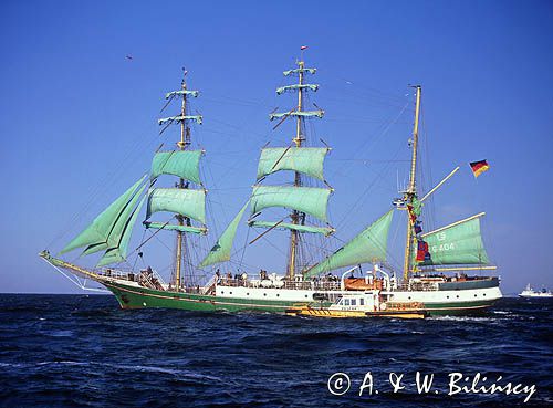 żaglowiec Alexander von Humboldt podczas zlotu żaglowców w roku 2007 w Szczecinie, Tall Schip Races