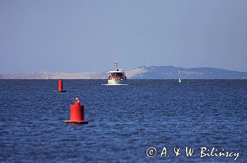 Zalew Kuroński, wydmy Mierzei Kurońskiej, Neringa, Litwa Curonian Spit, Curonian Lagoon, Neringa, Lithuania