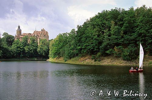 zamek Czocha, Zalew Leśniański na Kwisie Czocha castle