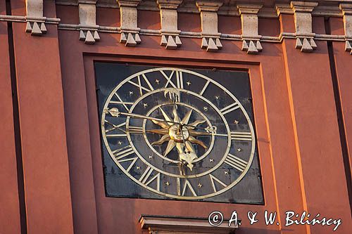 Warszawa, zamek Królewski, zegar