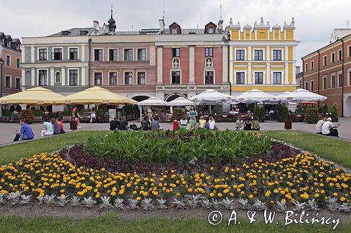 Zamość, kamienice przy Rynku