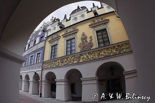 Zamość, kamienice przy Rynku