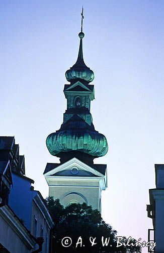 Zamość Katedra o zmierzchu