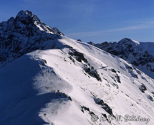 Tatry, w drodze na Świnicę