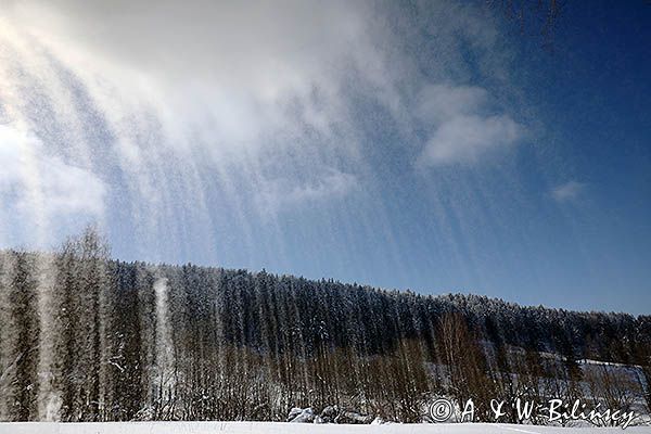 Zaśnieżony krajobraz, Bieszczady