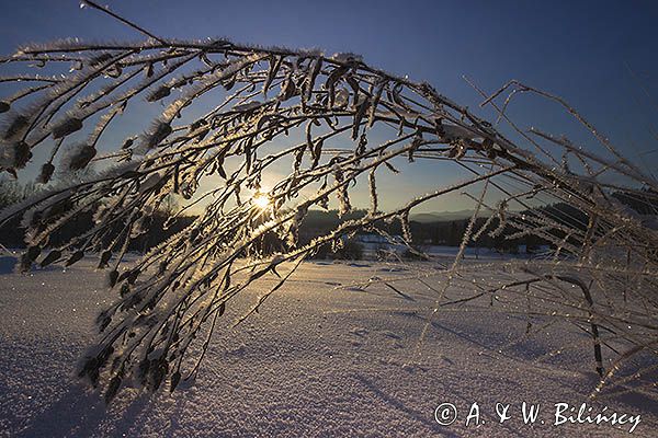 O wschodzie słońca, Bieszczady