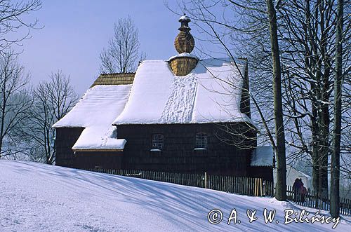 Bieszczady, Żłobek. Zabytkowa cerkiew. fot. A&W Bilińscy