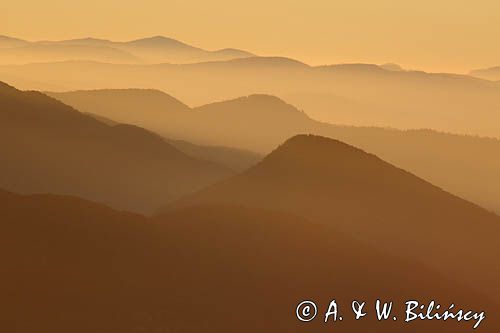 Widok z Wielkiej Rawki, Bieszczady