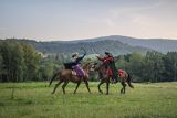 I Bieszczadzki Festiwal Filmowy Ale Czad w Dwerniku, Pokaz szermierki konnej w stadninie Prezesa Ryszarda Krzeszewskiego w Chmielu