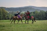 I Bieszczadzki Festiwal Filmowy Ale Czad w Dwerniku, Pokaz szermierki konnej w stadninie Prezesa Ryszarda Krzeszewskiego w Chmielu