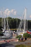 port jachtowy, wyspa Rodhamn, Alandy, Finlandia marina, Rodhamn Island, Alands, Finland