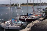 port jachtowy, wyspa Rodhamn, Alandy, Finlandia marina, Rodhamn Island, Alands, Finland