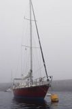 s/y Safran - trismus 37 na boi w porcie Braye na wyspie Alderney, Channel Islands, Anglia, Wyspy Normandzkie, Kanał La Manche