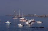 Port Braye na wyspie Alderney, Channel Islands, Anglia, Wyspy Normandzkie, Kanał La Manche