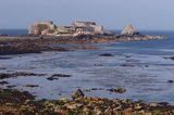 Fort Clonque, wyspa Alderney, Channel Islands, Anglia, Wyspy Normandzkie, Kanał La Manche