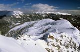 Alpy Austria Karyntia panorama z Kaiserburga 2055 m npm