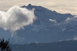 panorama Alpy Francuskie, Rhone Alps, Górna Sabaudia, La Haute Savoie, Le Bargy