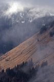 Alpy Francuskie, Rhone Alps, Górna Sabaudia, La Haute Savoie, widok z wioski Samoens