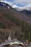 miasteczko Sixt Fer a Cheval, Alpy Francuskie, Rhone Alps, Górna Sabaudia, La Haute Savoie