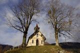 kapliczka, Mathonex Chapelle, Alpy Francuskie, Rhone Alps, Górna Sabaudia, La Haute Savoie