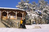 Bieszczady, Góry Słonne Arłamów narciarze