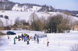 Bieszczady, Góry Słonne Arłamów narciarze