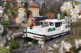 śluza Auvignon, Penichette1180 FB, Canal de Garonne, Gaskonia, Francja