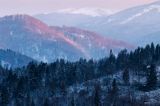 Widok z Chmiela, Bieszczady