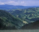 Beskid Sądecki, Widok z Bukowca na Kosarzyska i Pasmo Jaworzyny