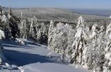 Beskid Sądecki, zima, pasmo Jaworzyny