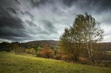 Jesień, Bieszczady, Hulskie, Park Krajobrazowy Doliny Sanu