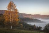 Jesień, Bieszczady, Krywe, Park Krajobrazowy Doliny Sanu