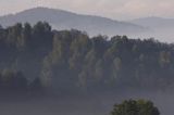 mgły o świcie na Sokołowej Woli, Bieszczady