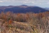 panorama z Jasła, Bieszczady