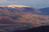 panorama z Jasła, Bieszczady