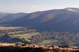 Bieszczady, panorama, Rawki, widok z Połoniny Wetlińskiej