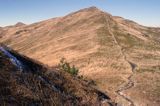 Bieszczady, widok spod Rozsypańca na Halicz