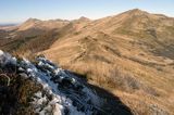 Bieszczady, widok spod Rozsypańca na Halicz