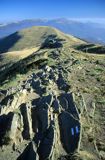 Bieszczady, połonina Caryńska, erozja, szlak turystyczny